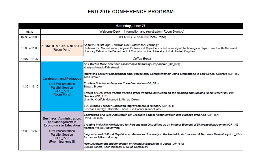 Final Conference Program